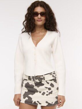 LuxeLoft Rounded Sleeve Cardigan